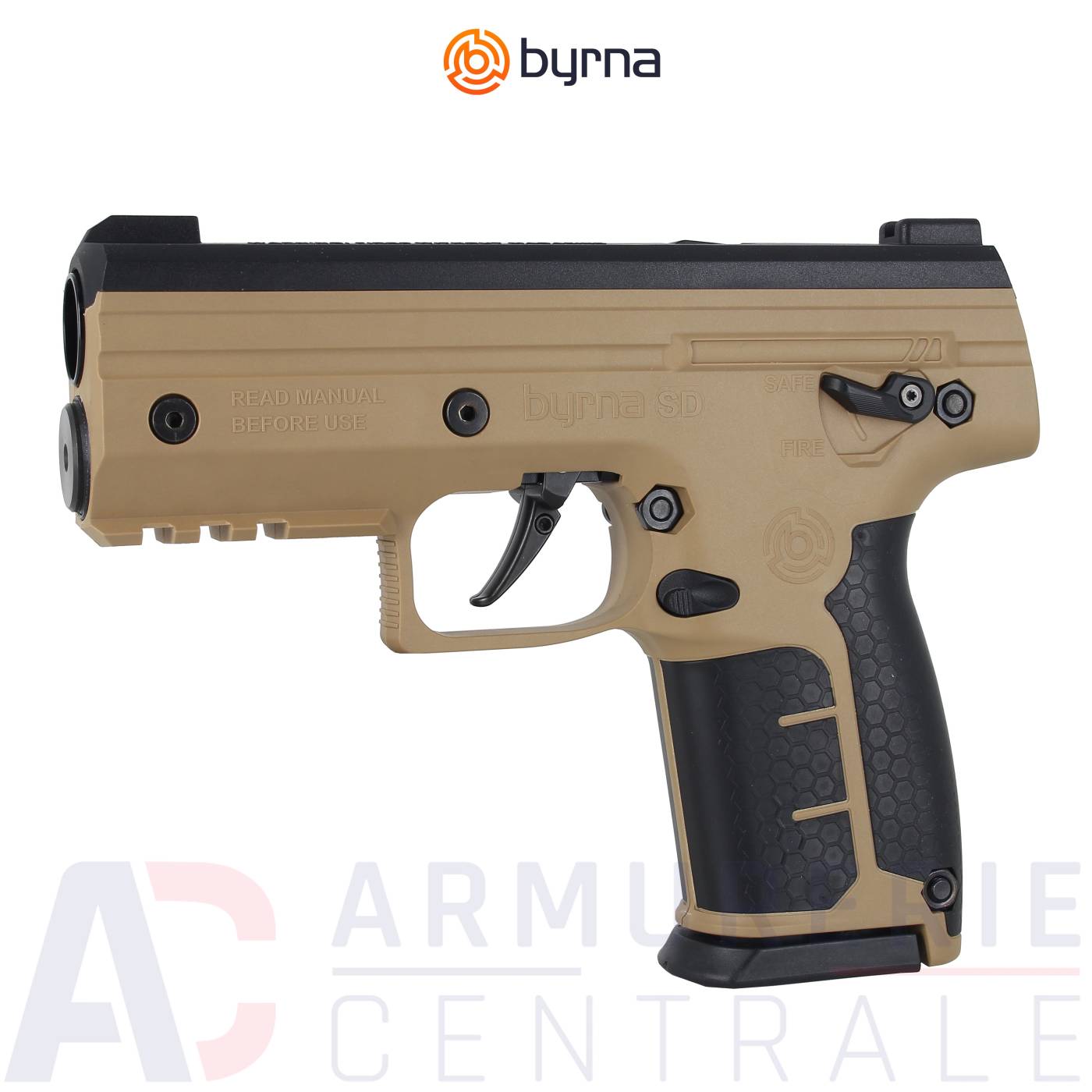 Pistolet de défense Byrna SD Tan - .68 Pistolet de défense Byrna SD Tan - .68