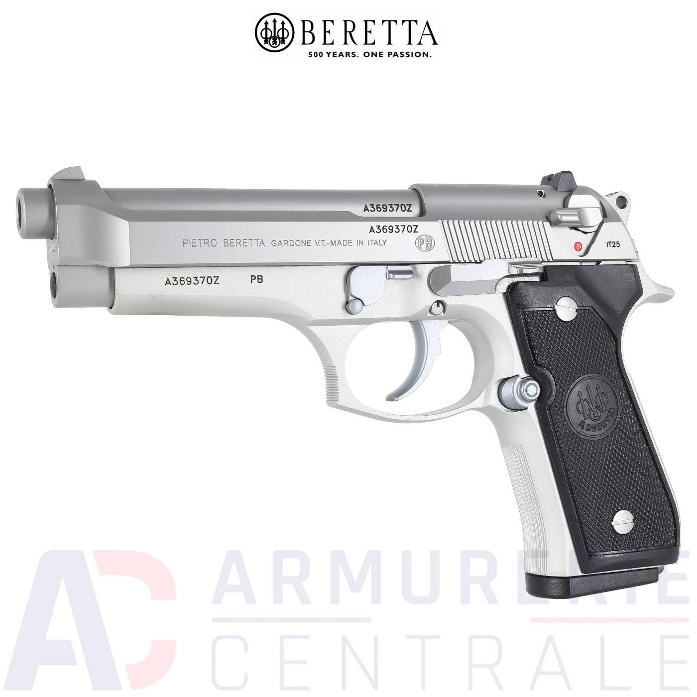 Pistolet Beretta 92FS Inox - 9x19 Pistolet Beretta 92FS Inox - 9x19