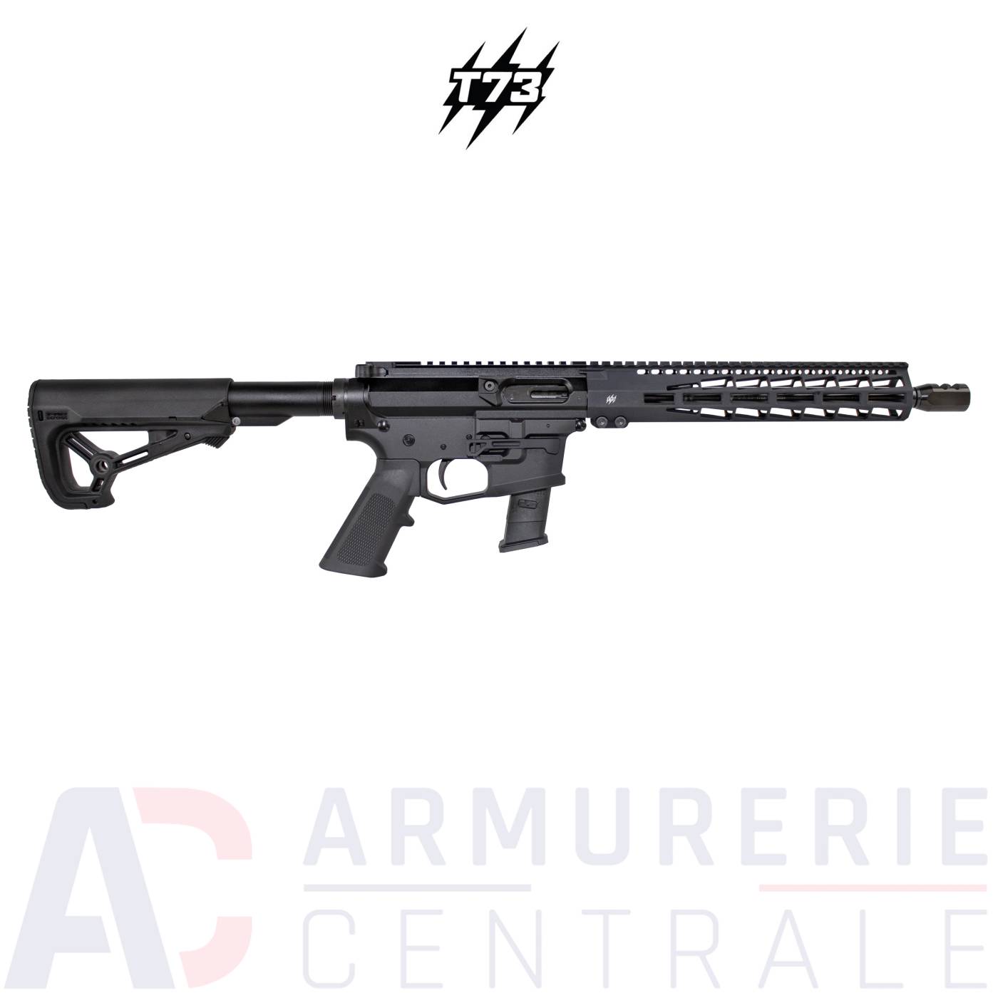 Carabine semi automatique Tactical 73 TAC9 12.5" - 9x19 Carabine semi automatique Tactical 73 TAC9 12.5" - 9x19