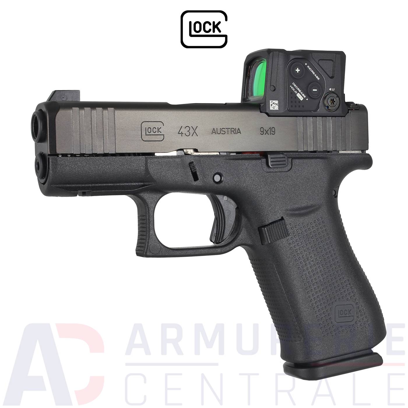 Pistolet Glock 43X A-CUT Aimpoint COA Combo - 9x19