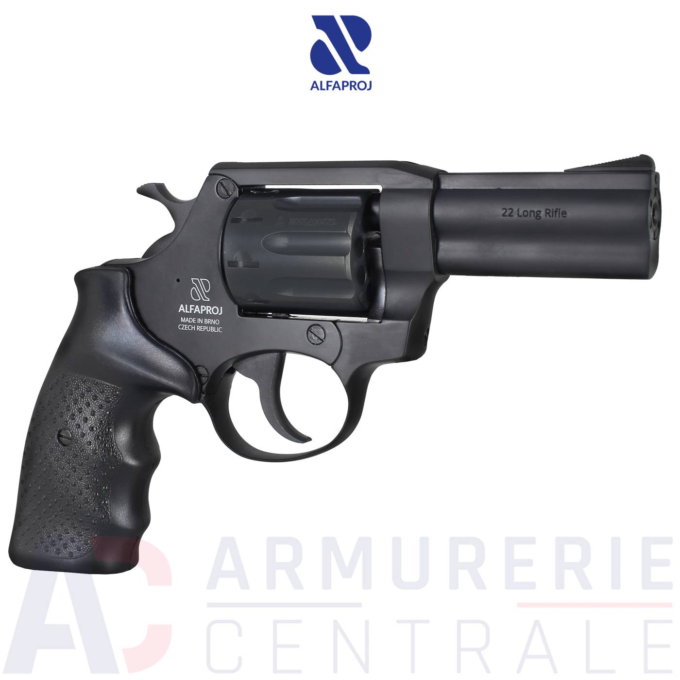 Revolver Alfaproj Mod&egrave;le 230 Noir 3" - 22LR