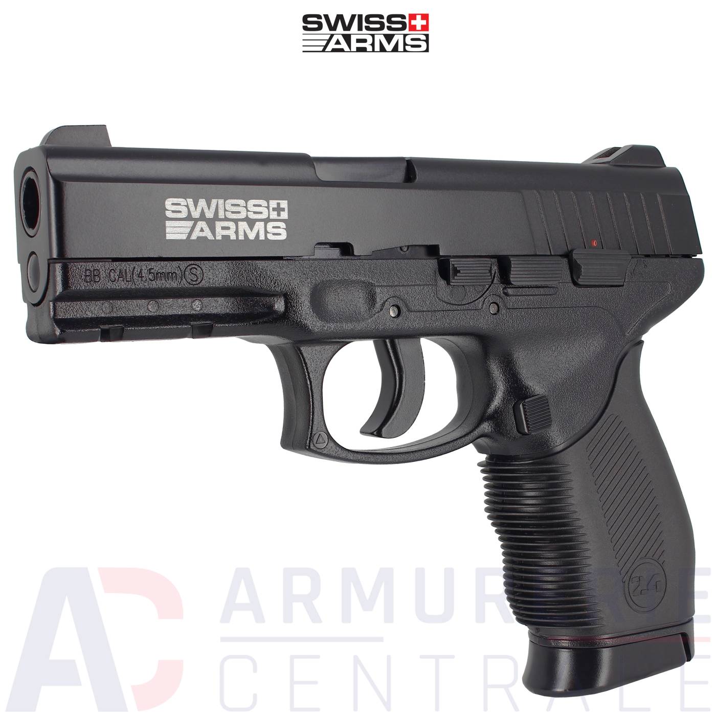 Pistolet Swiss Arms SA-24 Taurus PT24/7 - 4.5mm BB'S (2.6 J) Pistolet Swiss Arms SA-24 Taurus PT24/7 - 4.5mm BB'S (2.6 J)