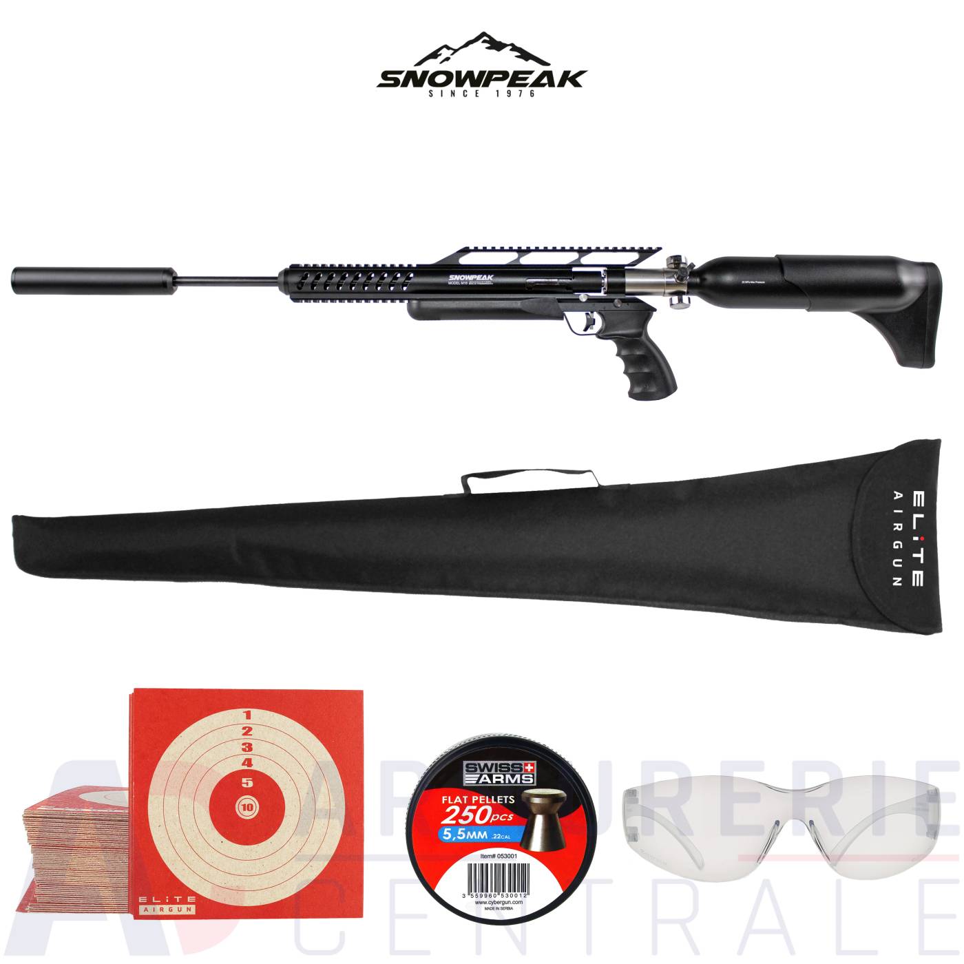 Carabine PCP Snowpeak M18 - 5.5mm (19.9 Joules) Carabine PCP Snowpeak M18 - 5.5mm (19.9 Joules)