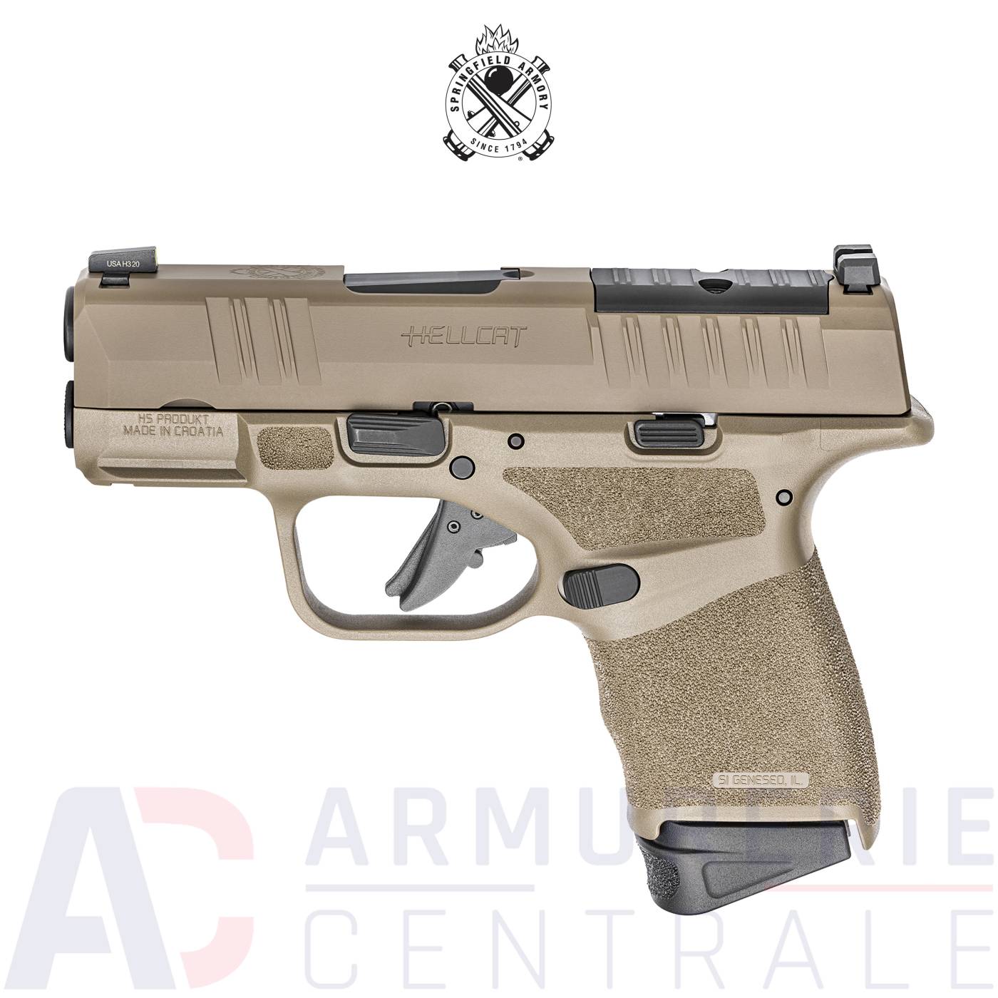Pistolet Springfield Armory Hellcat OSP Compact FDE - 9x19
