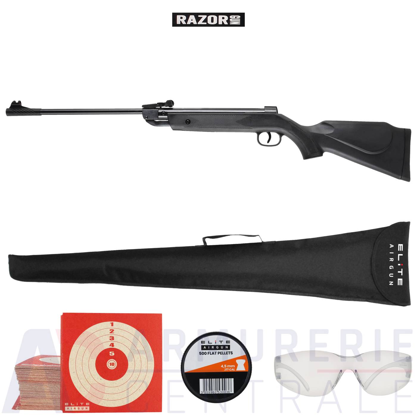 Carabine à plomb RazorGun B1 Scout - 4.5 mm (7.5 Joules) Carabine à plomb RazorGun B1 Scout - 4.5 mm (7.5 Joules)