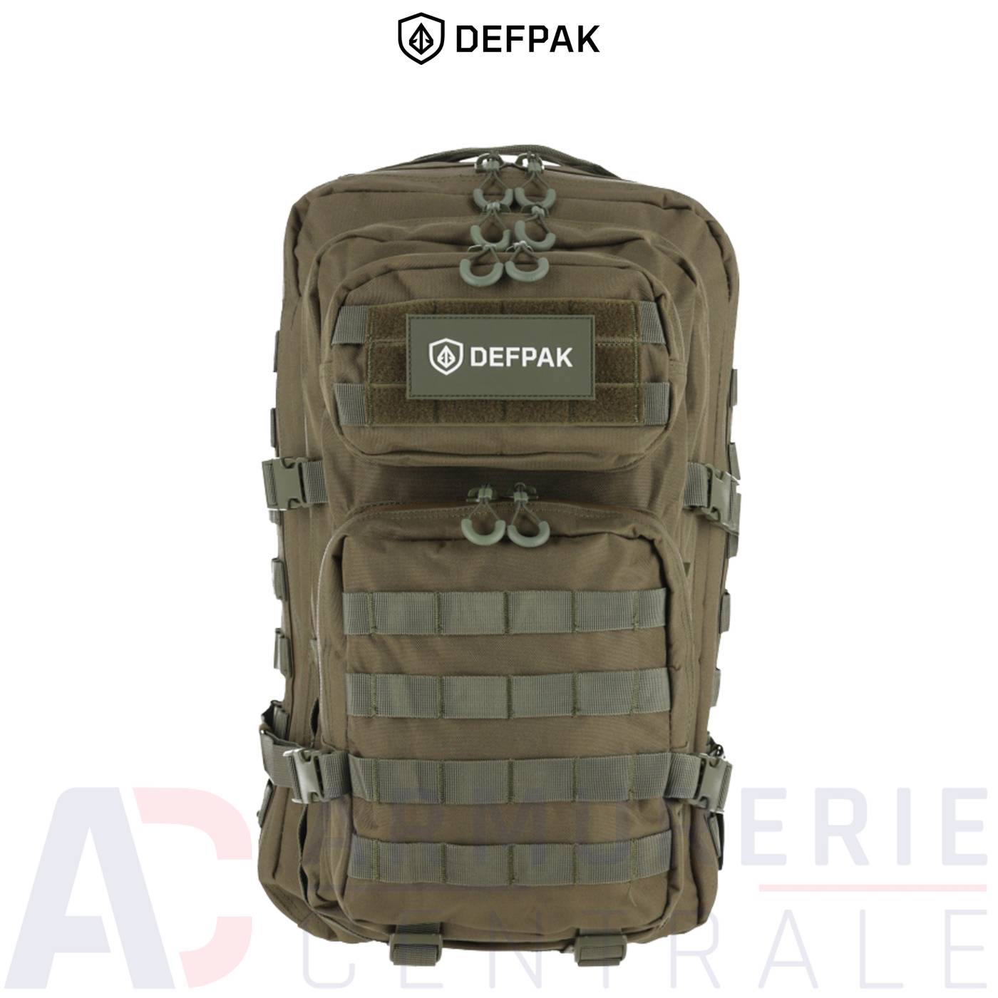 Sac à dos tactique Defpak Ranger Olive 25L Sac à dos tactique Defpak Ranger Olive 25L