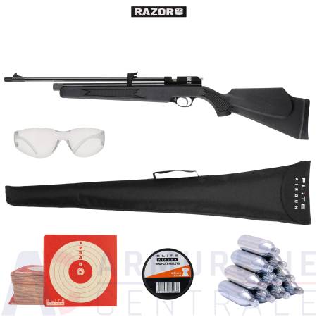 Carabine à plomb CO2 RazorGun Pulse - 4.5mm (17 Joules)