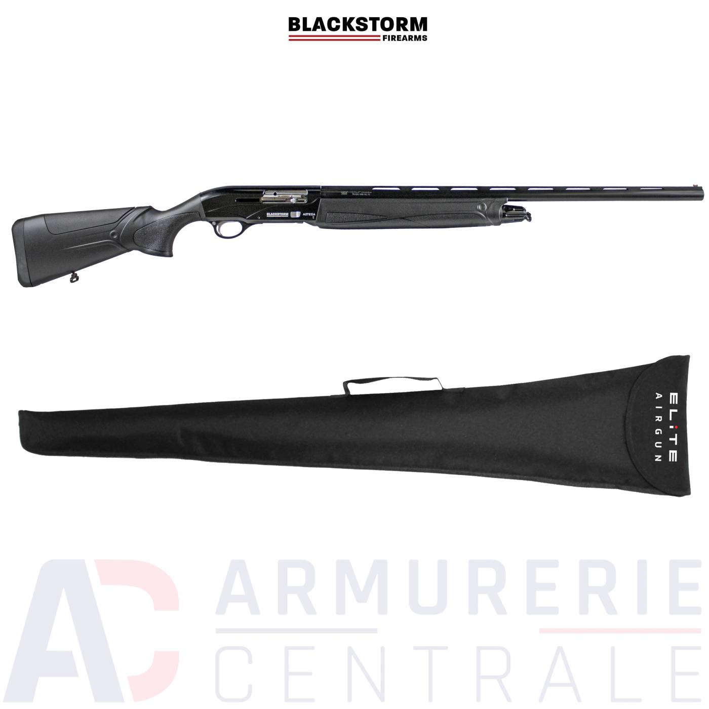 Fusil Blackstorm Firearms Azteca Noir - 12/76 Fusil Blackstorm Firearms Azteca Noir - 12/76