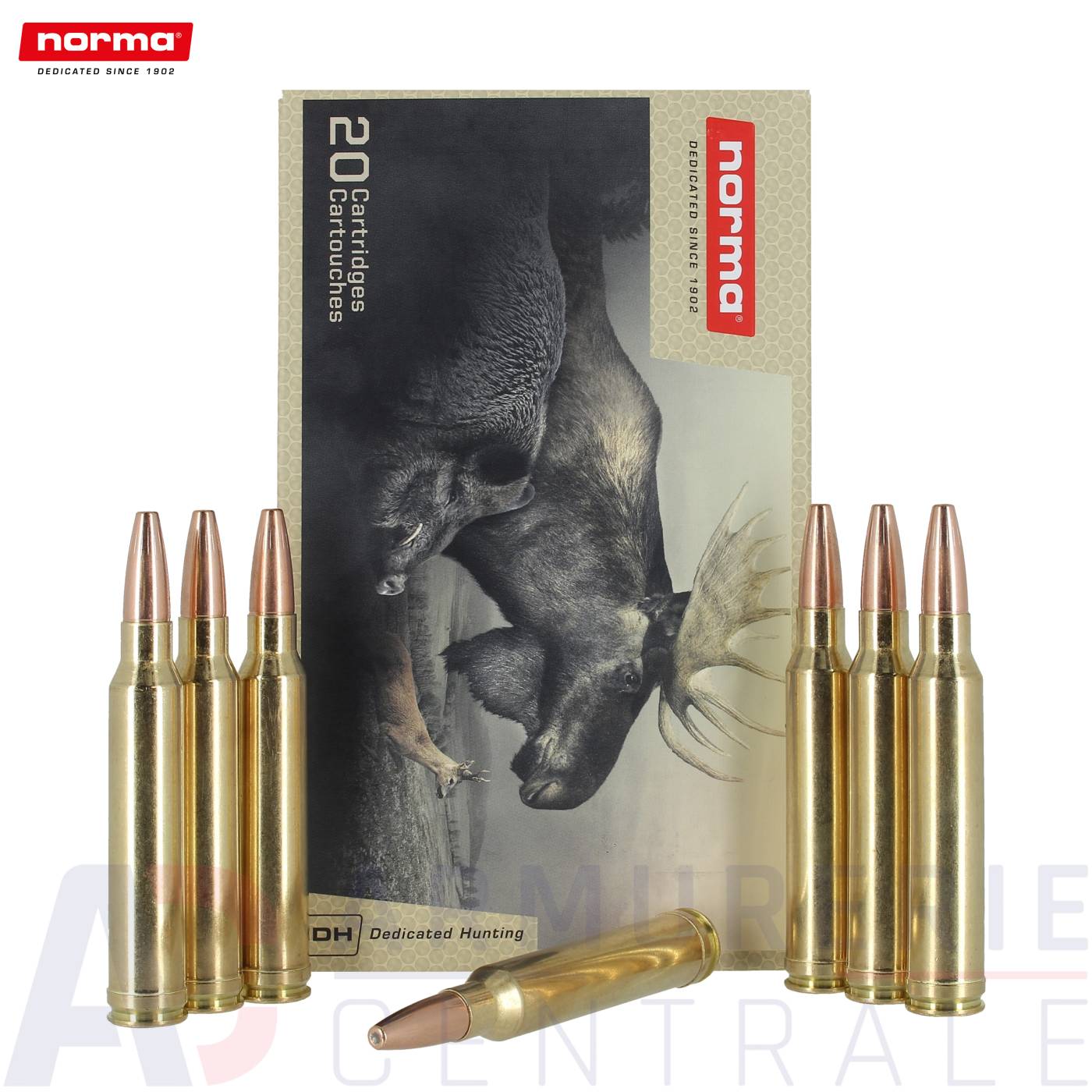 20 cartouches Norma Vulkan 180 grains - 300 Win Mag