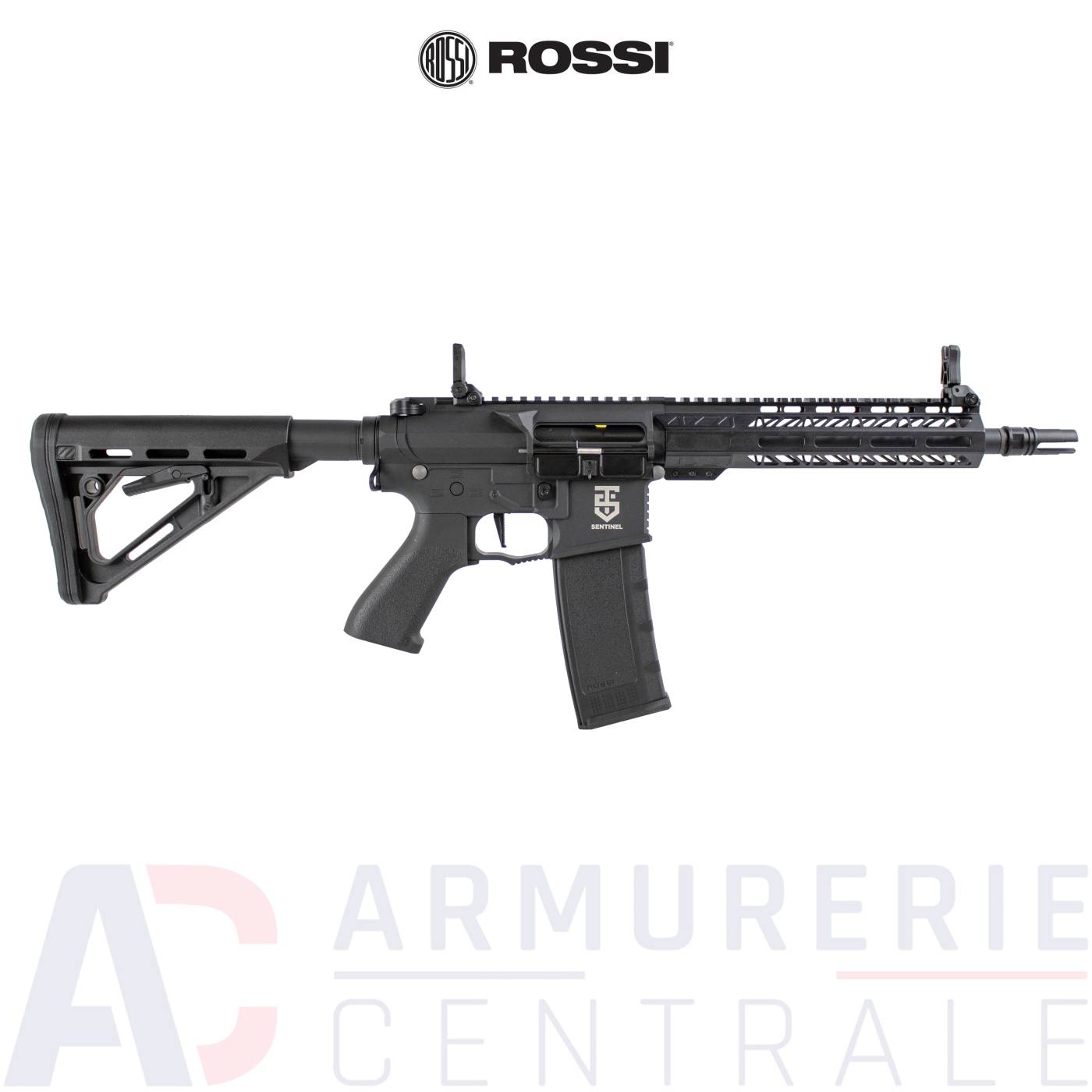 Fusil d'assaut M4 Rossi Airsoft Sentinel Delta - 6mm BBs Fusil d'assaut M4 Rossi Airsoft Sentinel Delta - 6mm BBs