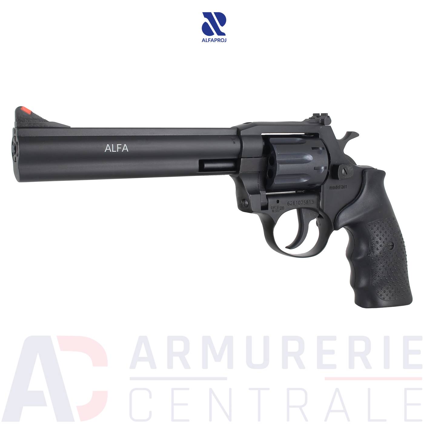 Revolver Alfaproj Modele 261 Noir 6" - 22LR Revolver Alfaproj Modele 261 Noir 6" - 22LR
