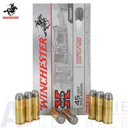 50 cartouches Winchester Super X Cowboy Action - 45...