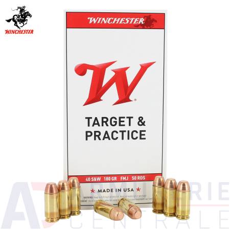 50 cartouches Winchester Target & Practice FMJ -...
