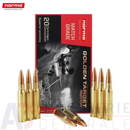 20 Cartouches Norma Golden Target Match 175 Gr - 308...