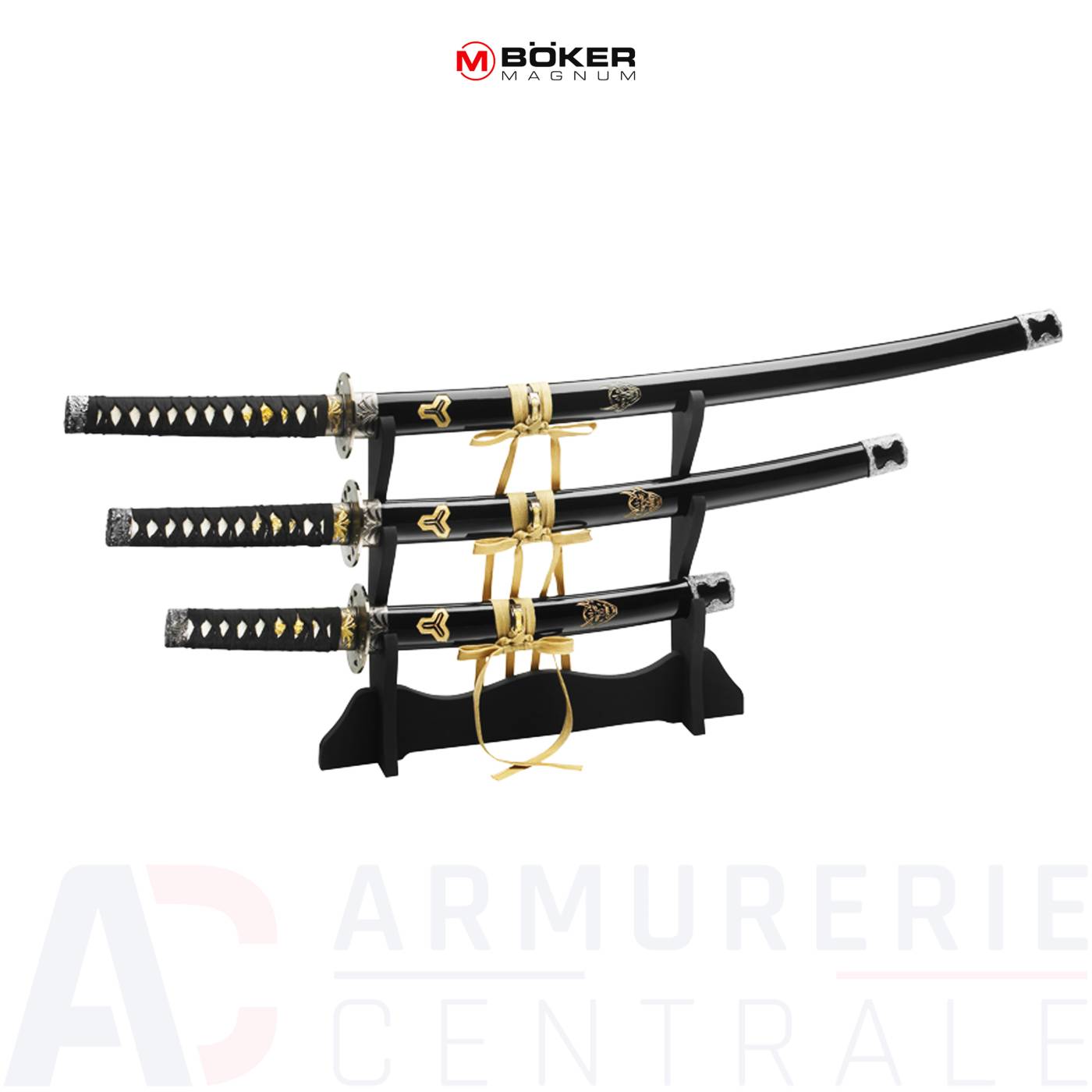 Lot de 3 sabres Japonais Boker Magnum Hikari No Tenshi