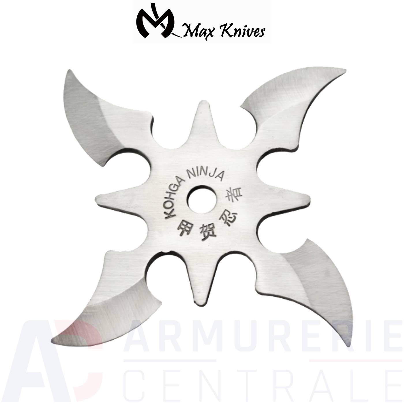 Etoile de lancer Max Knives NS144 4 branches Silver