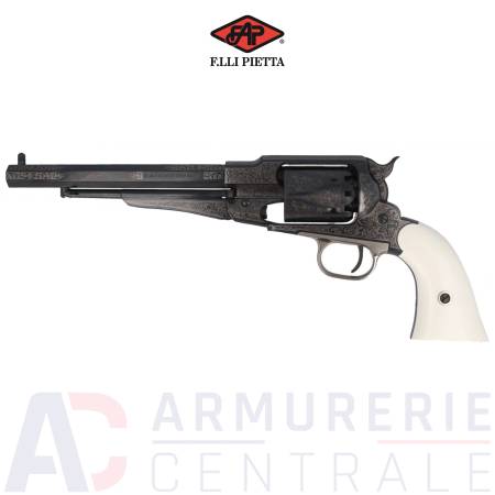 Revolver Pietta 1858 RM Acier Bronze Laser Deluxe -...