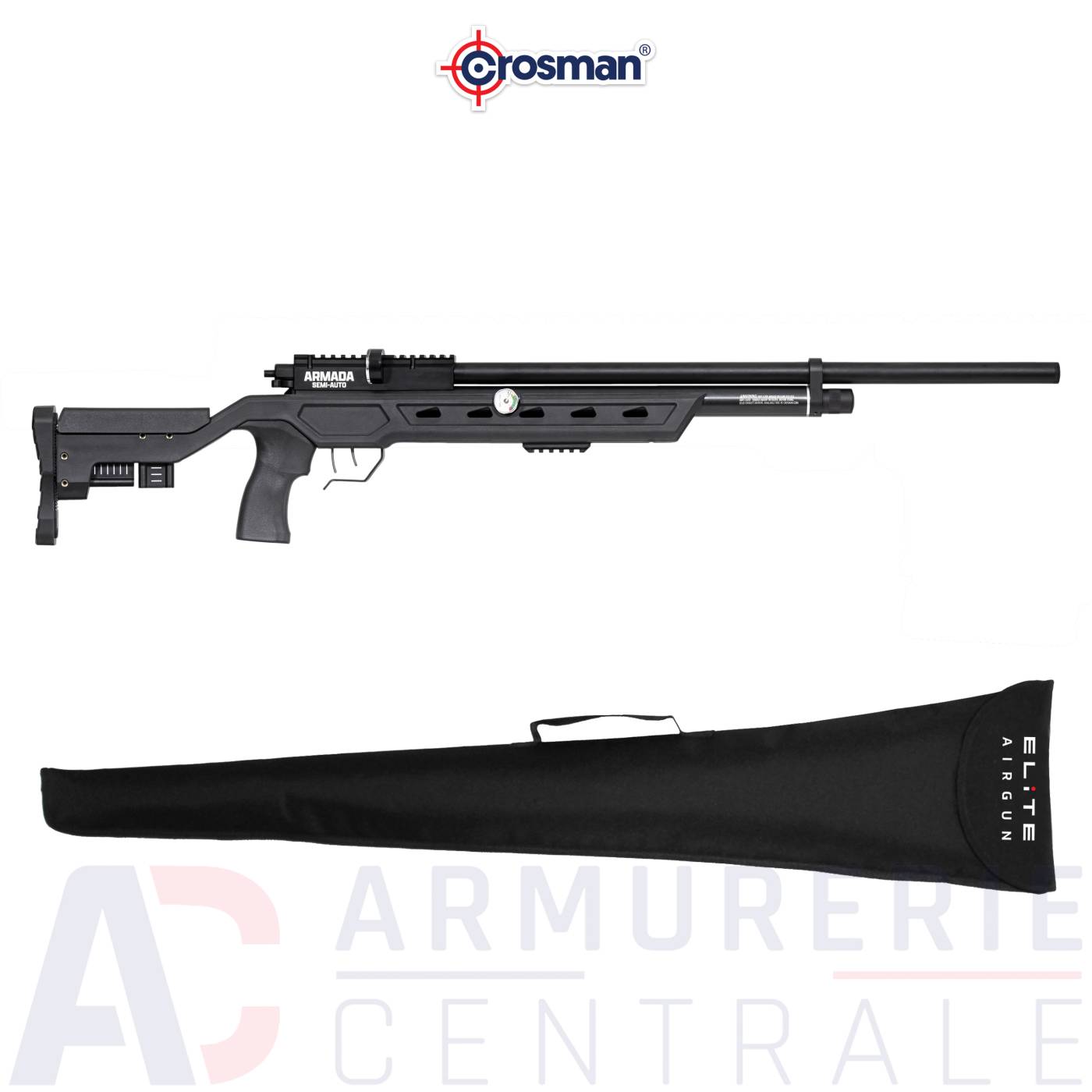 Carabine semi auto Crosman Armada PCP - 5.5mm (40 J) Carabine semi auto Crosman Armada PCP - 5.5mm (40 J)
