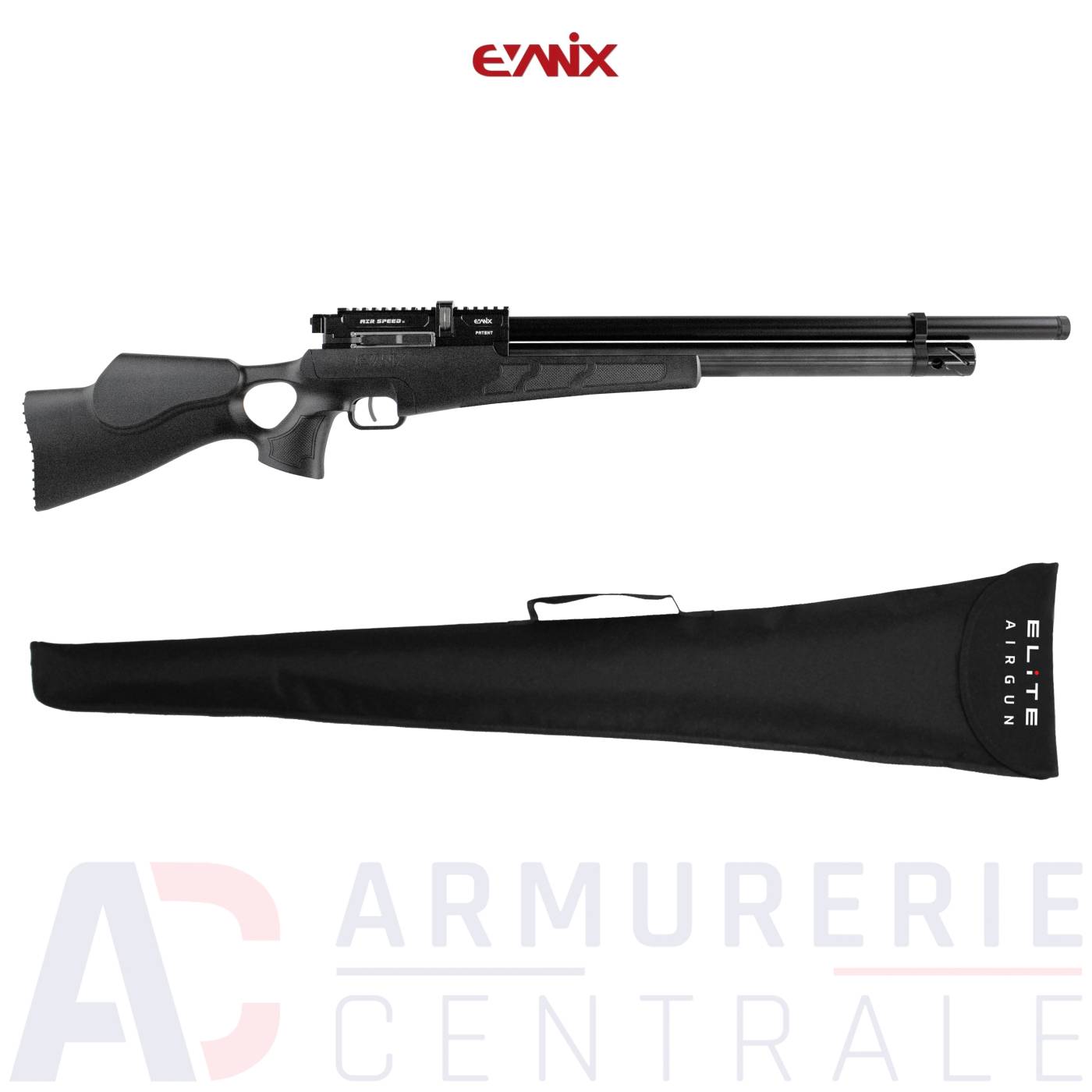 Carabine &agrave; plomb PCP Evanix Air Speed - 5.5mm (19.9 Joules)