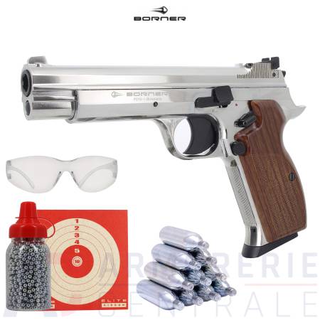 Pistolet à plomb Borner P210-S Blowback...