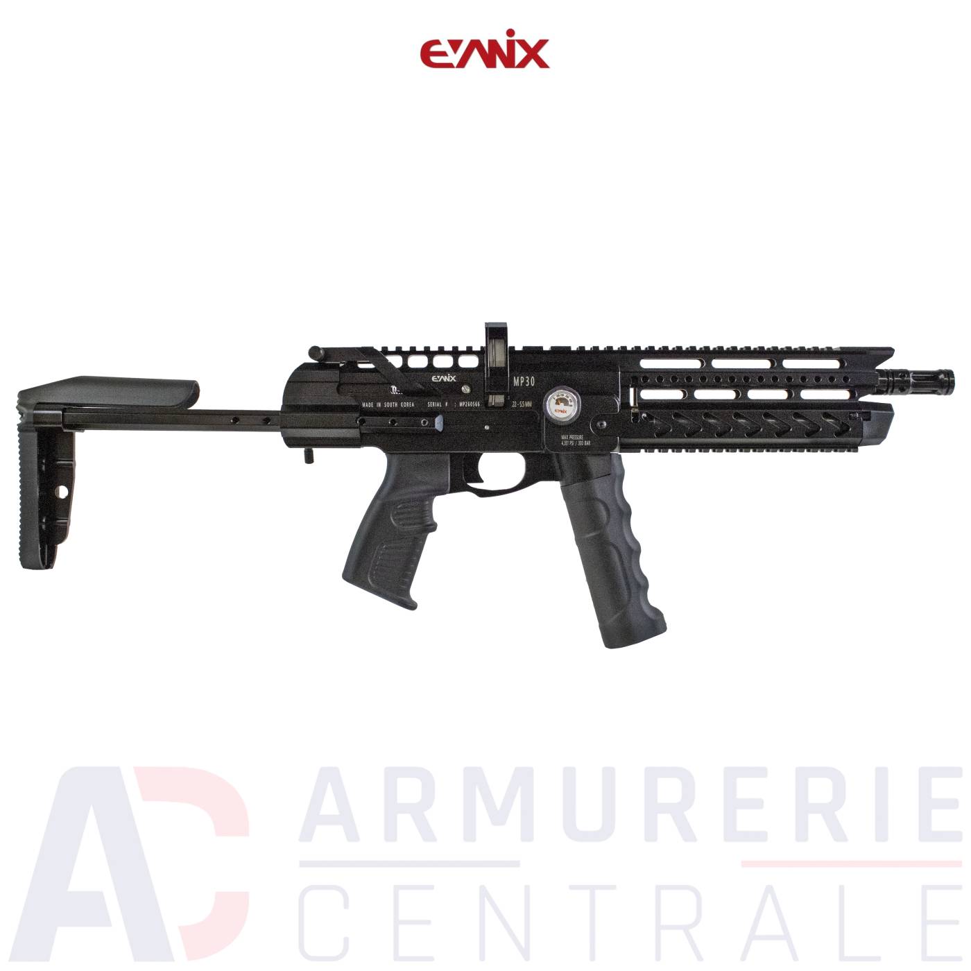 Carabine &agrave; plomb PCP Evanix MP30 - 5.5mm (19.9 joules)