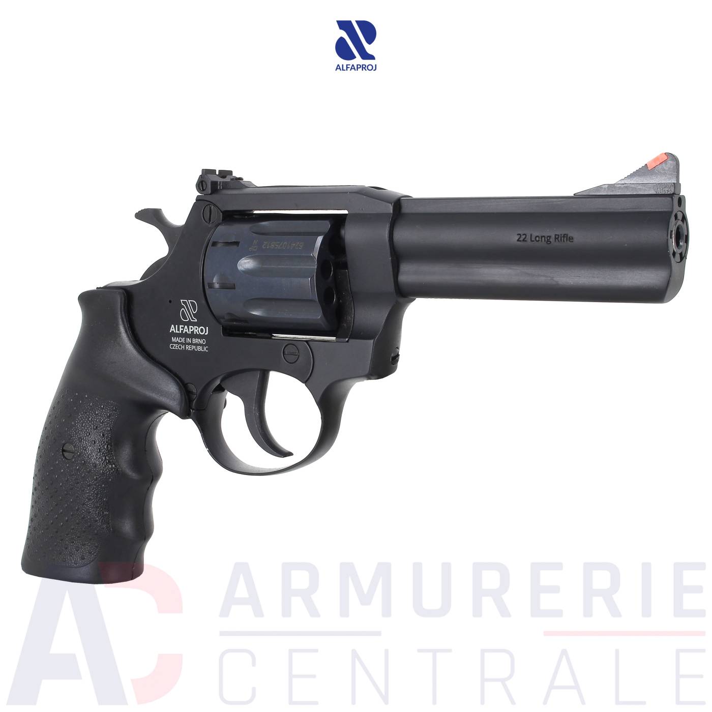 Revolver Alfaproj Modèle 241 Noir 4" - 22LR Revolver Alfaproj Modèle 241 Noir 4" - 22LR
