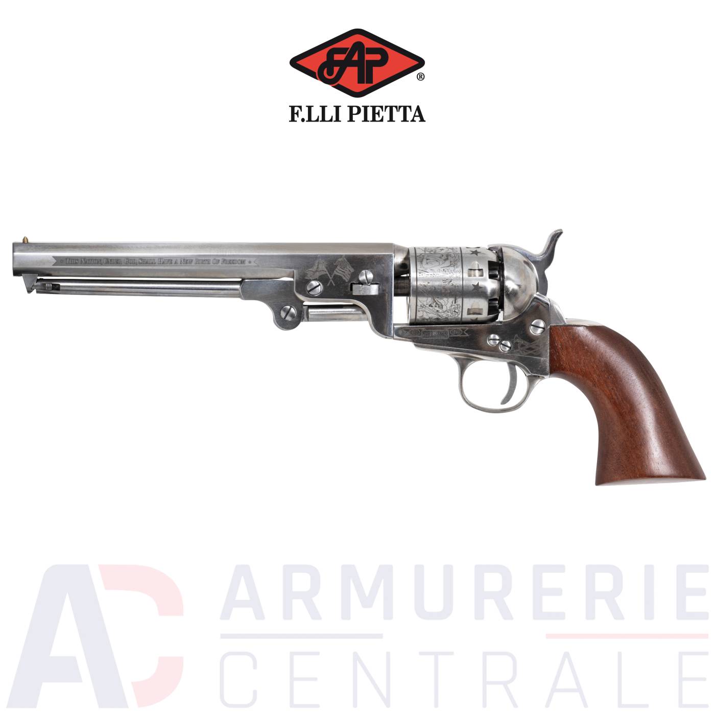 Revolver Pietta 1851 Navy Commemo Steel GTS - 36PN Revolver Pietta 1851 Navy Commemo Steel GTS - 36PN