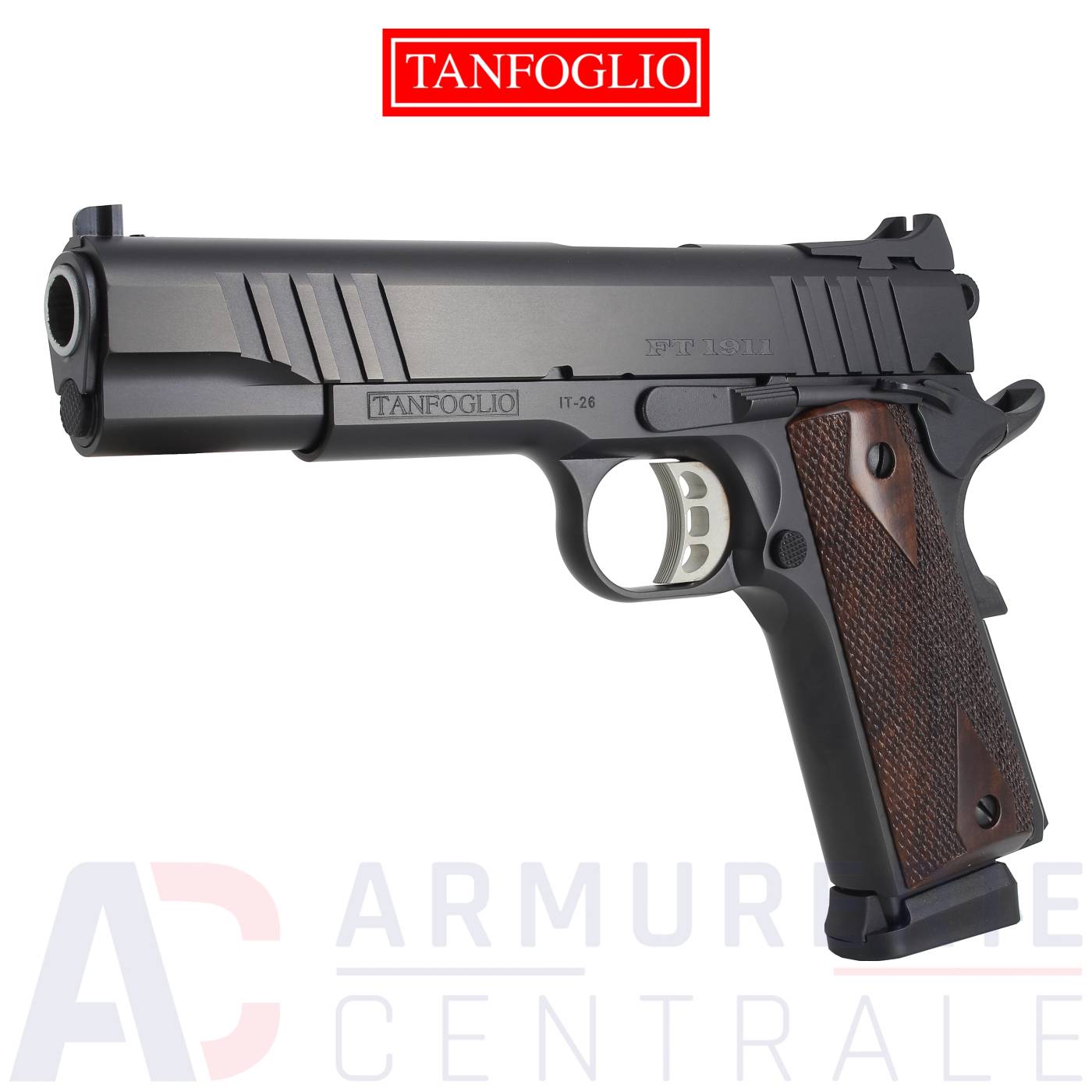Pistolet Tanfoglio FT 1911 Noir - 45 ACP Pistolet Tanfoglio FT 1911 Noir - 45 ACP