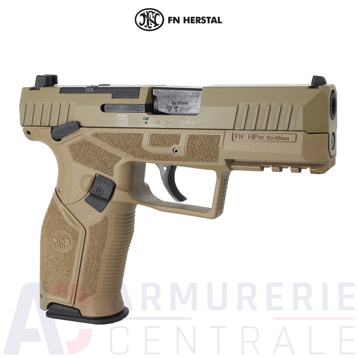 Pistolet FN Herstal FN Hiper MRD FDE - 9x19 Pistolet FN Herstal FN Hiper MRD FDE - 9x19