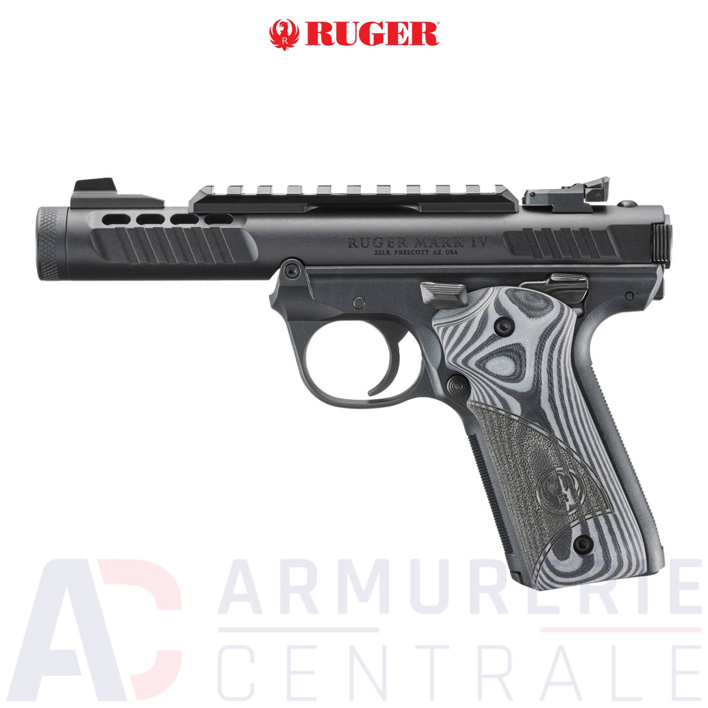 Pistolet Ruger Mark IV 22/45 Lite 4.40" - 22LR Pistolet Ruger Mark IV 22/45 Lite 4.40" - 22LR