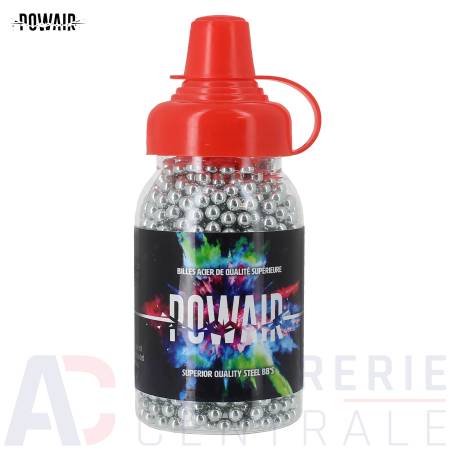 Billes acier Powair 4.5mm BB's x1500
