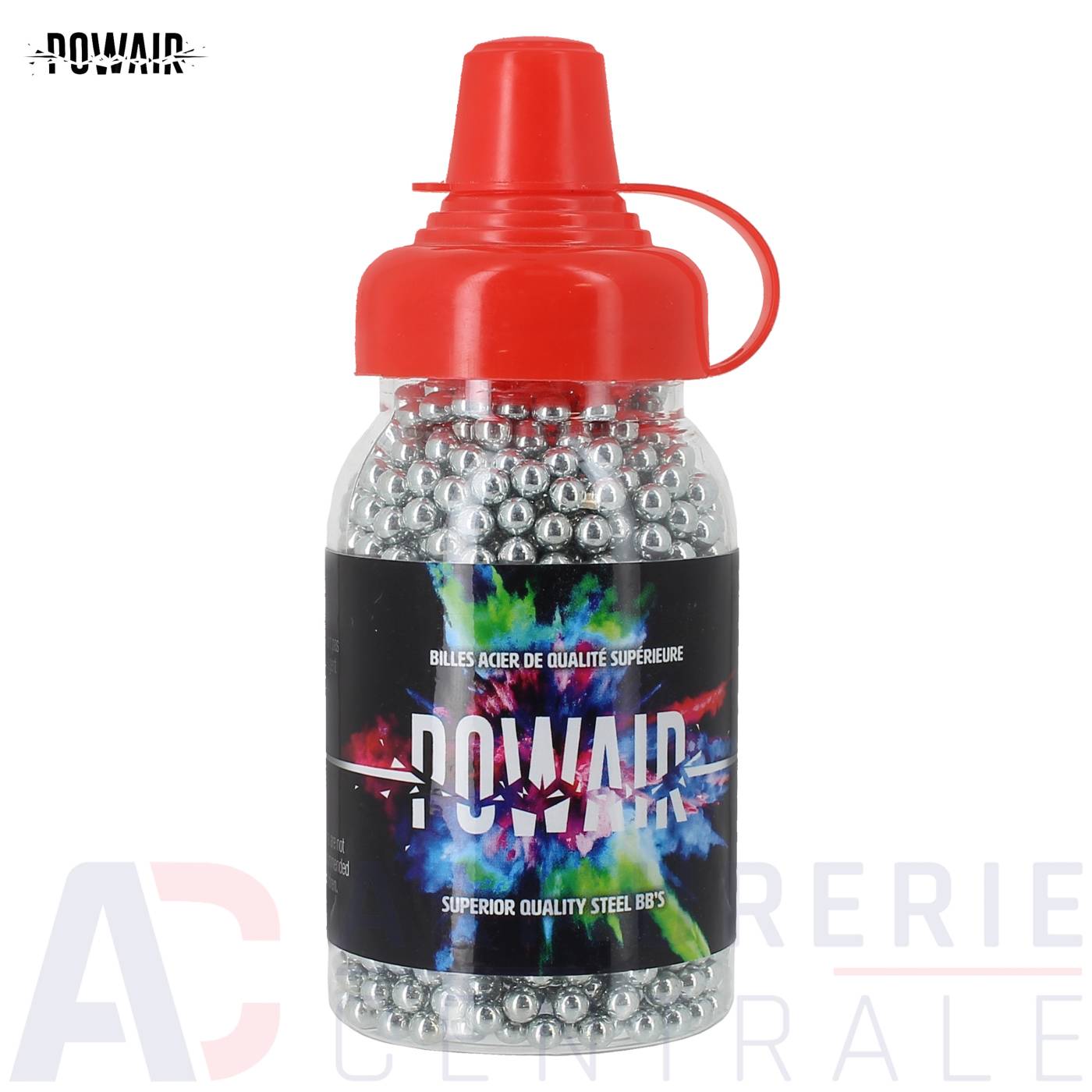 Billes acier Powair 4.5mm BB's x1500