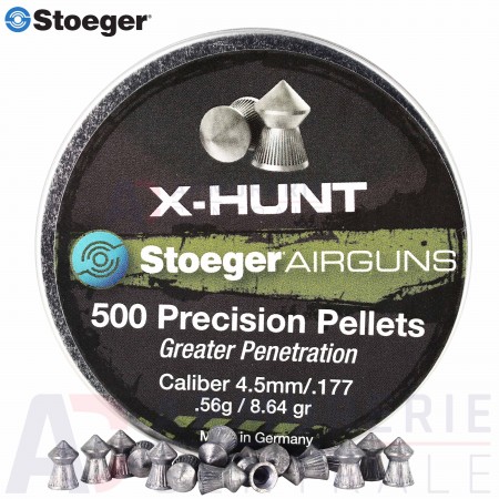 500 Plombs pointus Stoeger X-Hunt