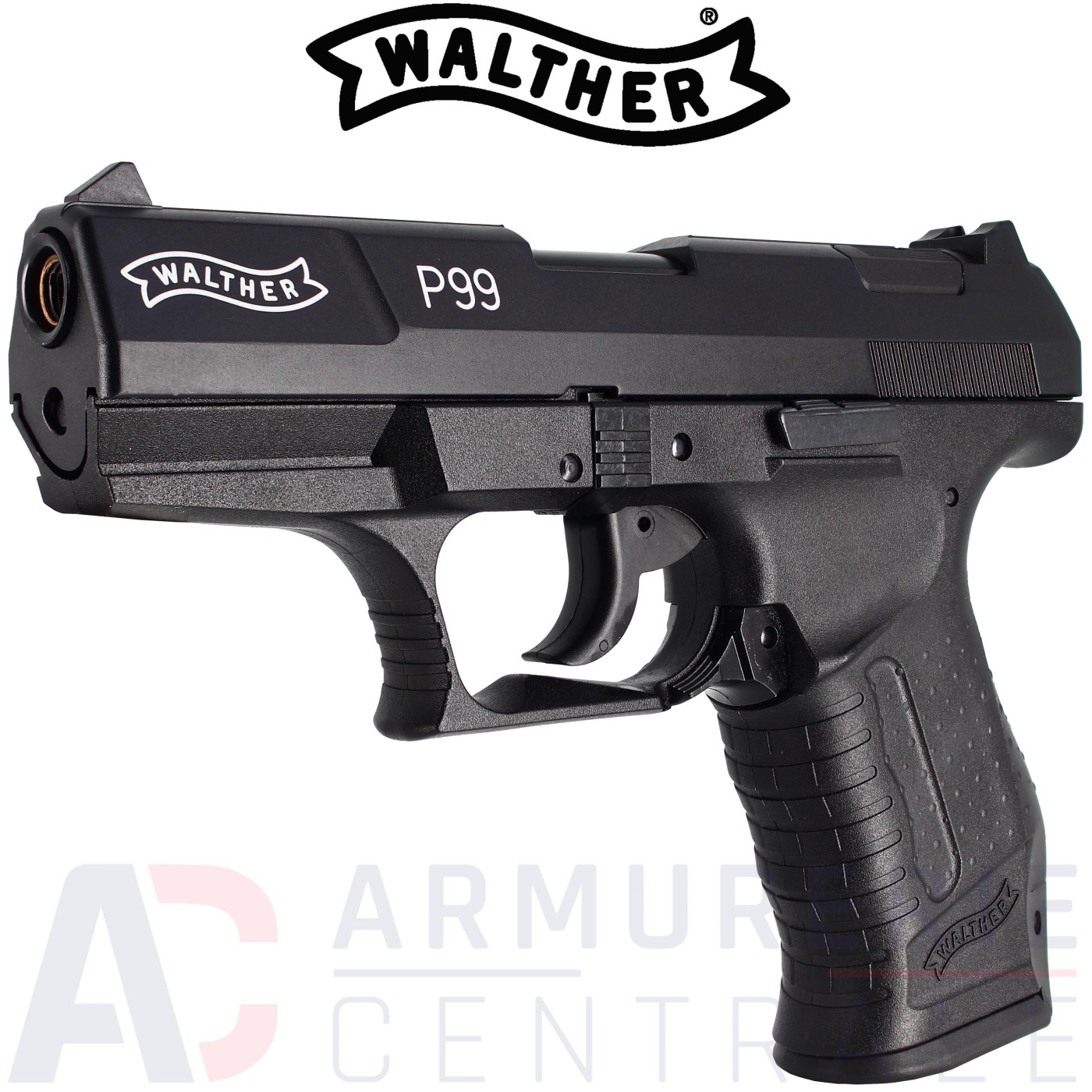 Pistolet d’alarme Walther P99 - 9mm PAK Pistolet d’alarme Walther P99 - 9mm PAK