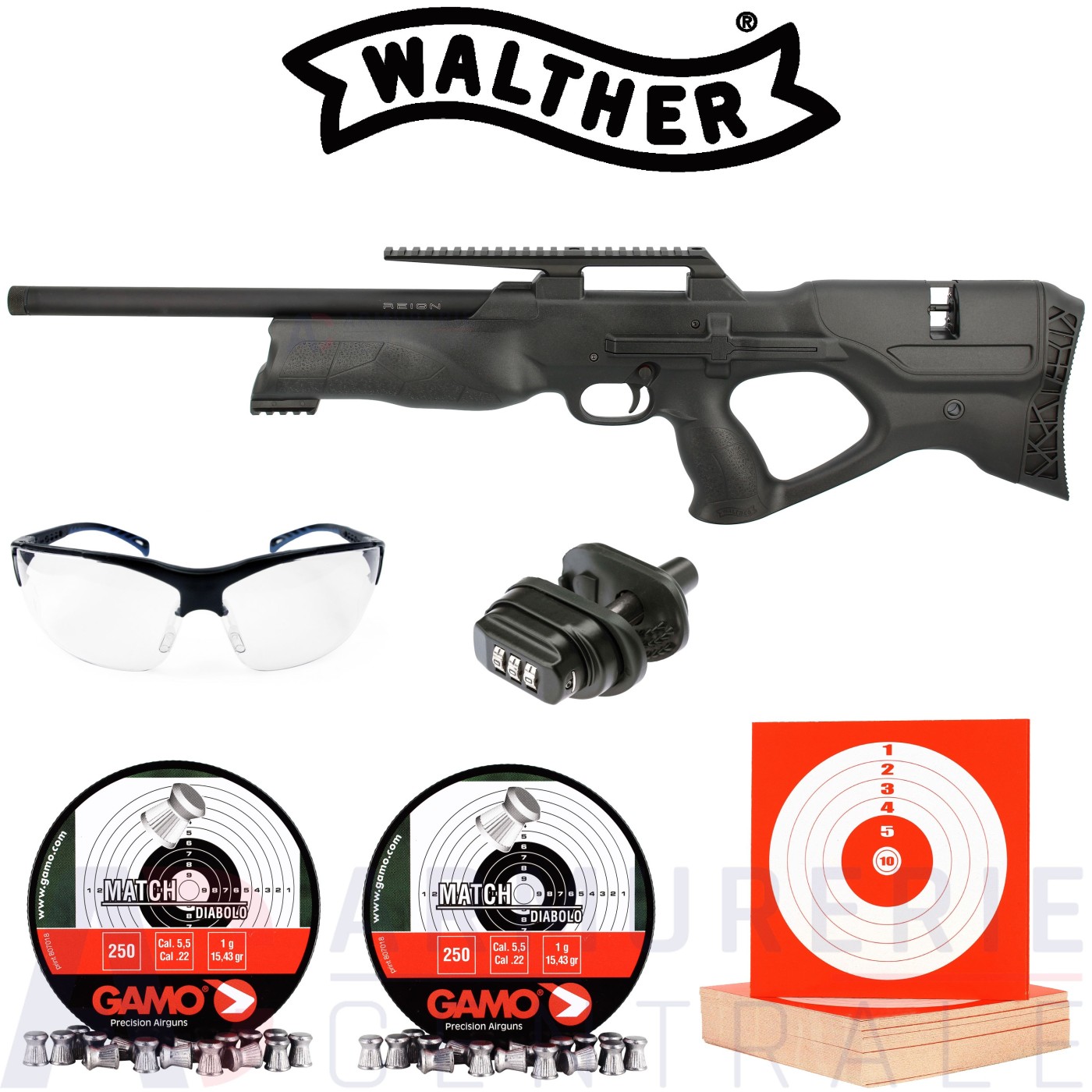 Carabine PCP Walther Reign Bullpup 5.5mm (60 Joules) Carabine PCP Walther Reign Bullpup 5.5mm (60 Joules)