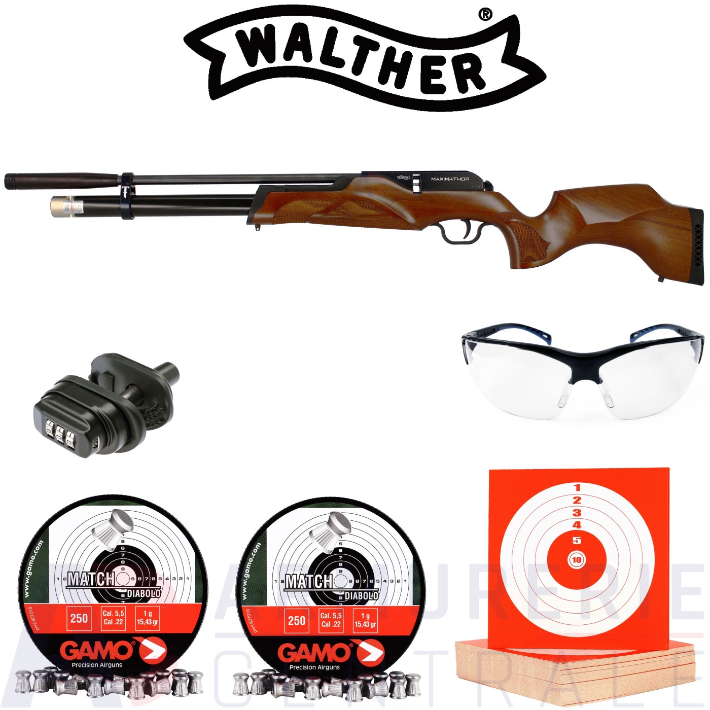 Pack Walther Maximathor bois 5.5mm (60 Joules) Pack Walther Maximathor bois 5.5mm (60 Joules)