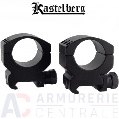 Anneaux de montage KASTELBERG bas Ø 25,4mm - 22 mm