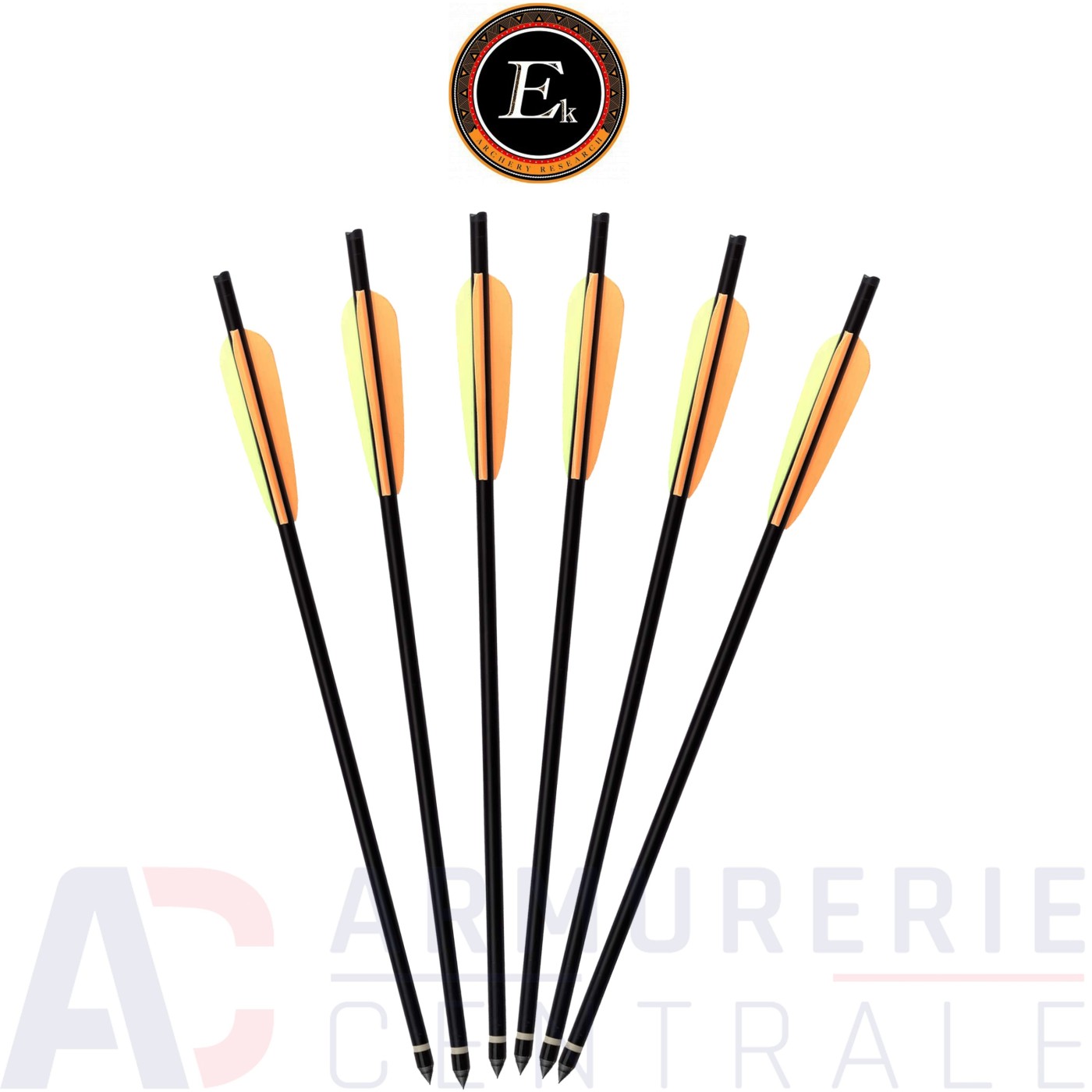 Lot 5 traits d'arbal&egrave;te EK Archery 16" 43 cm