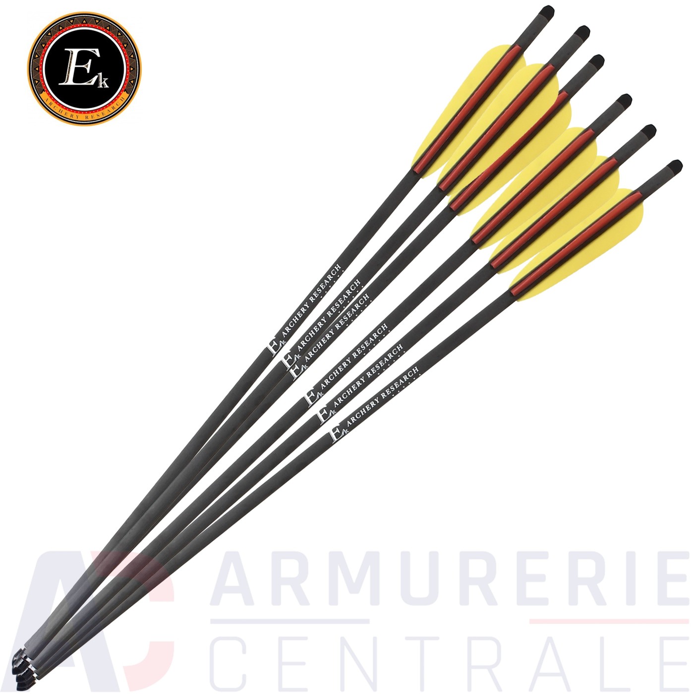 6 fl&egrave;ches carbone EK-Archery 55cm 22"