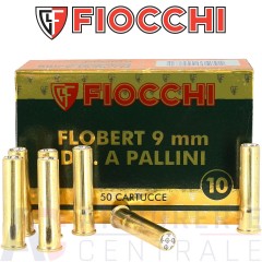 Cartouches 9 mm Flobert plomb n°10 Fiocchi