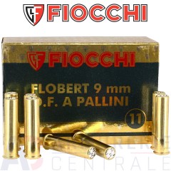 Cartouches 9 mm Flobert plomb n°11 Fiocchi