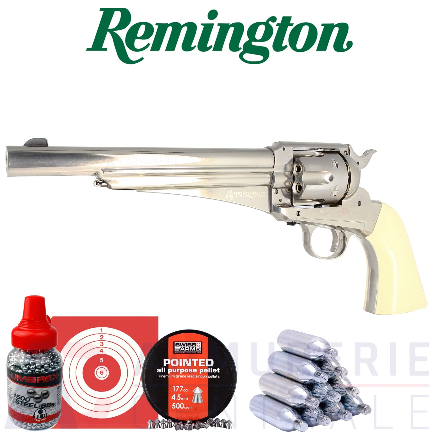Revolver Remington 1875 plombs/billes 4.5mm Revolver Remington 1875 plombs/billes 4.5mm