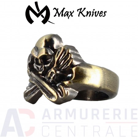 Bague poing américain / bague tête de mort Max Knives