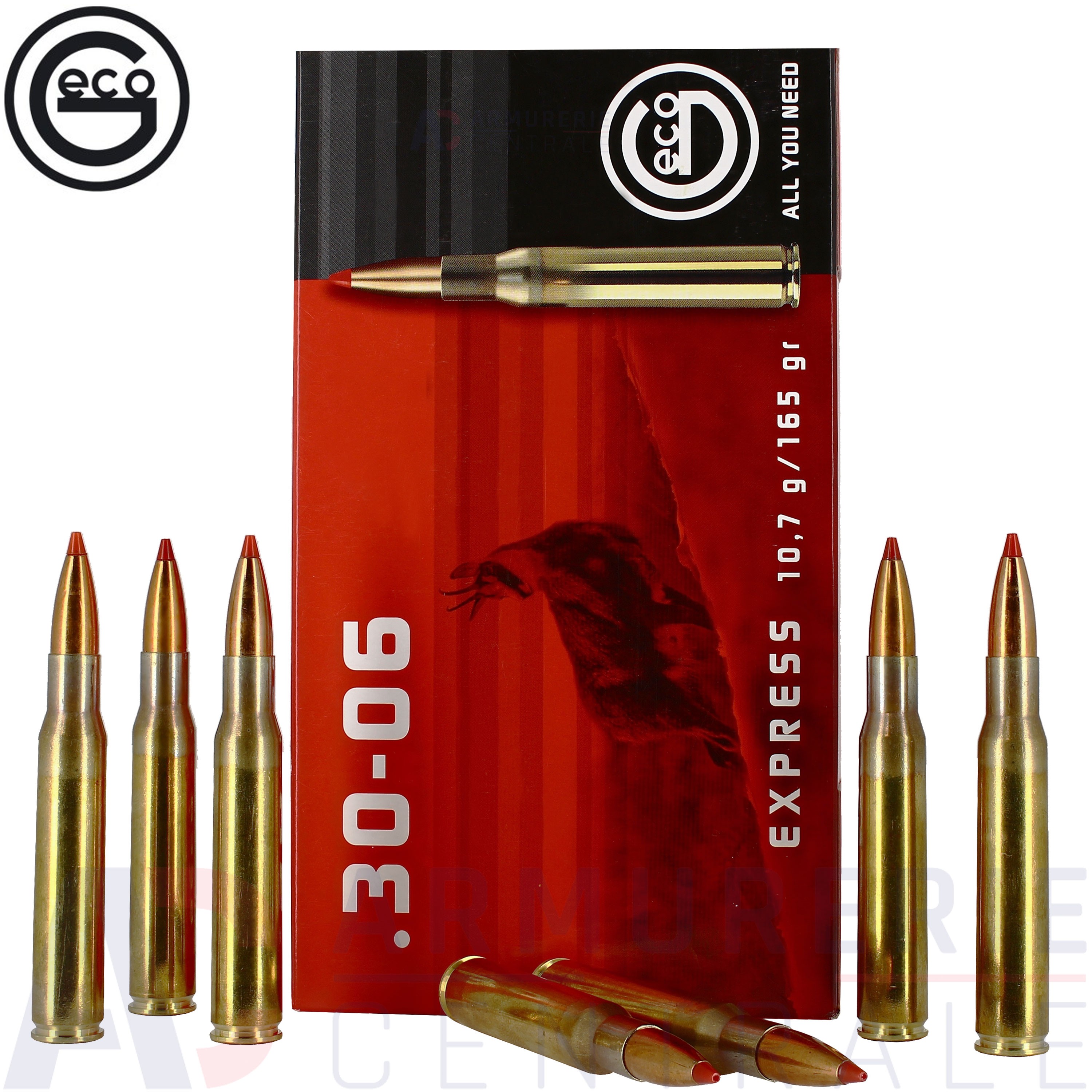 Sac à Munitions Pliable 100 Places - Nylon - Pour Calibres .30-30, 30-06, .308