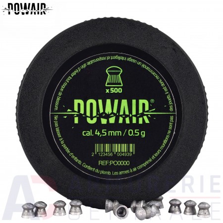 Powair plombs dôme jupe striée 4.5 mm X500