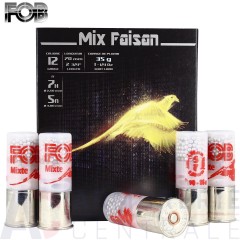 10 Munitions FOB Mix Faisan 12/70 n°5 & 7 35g