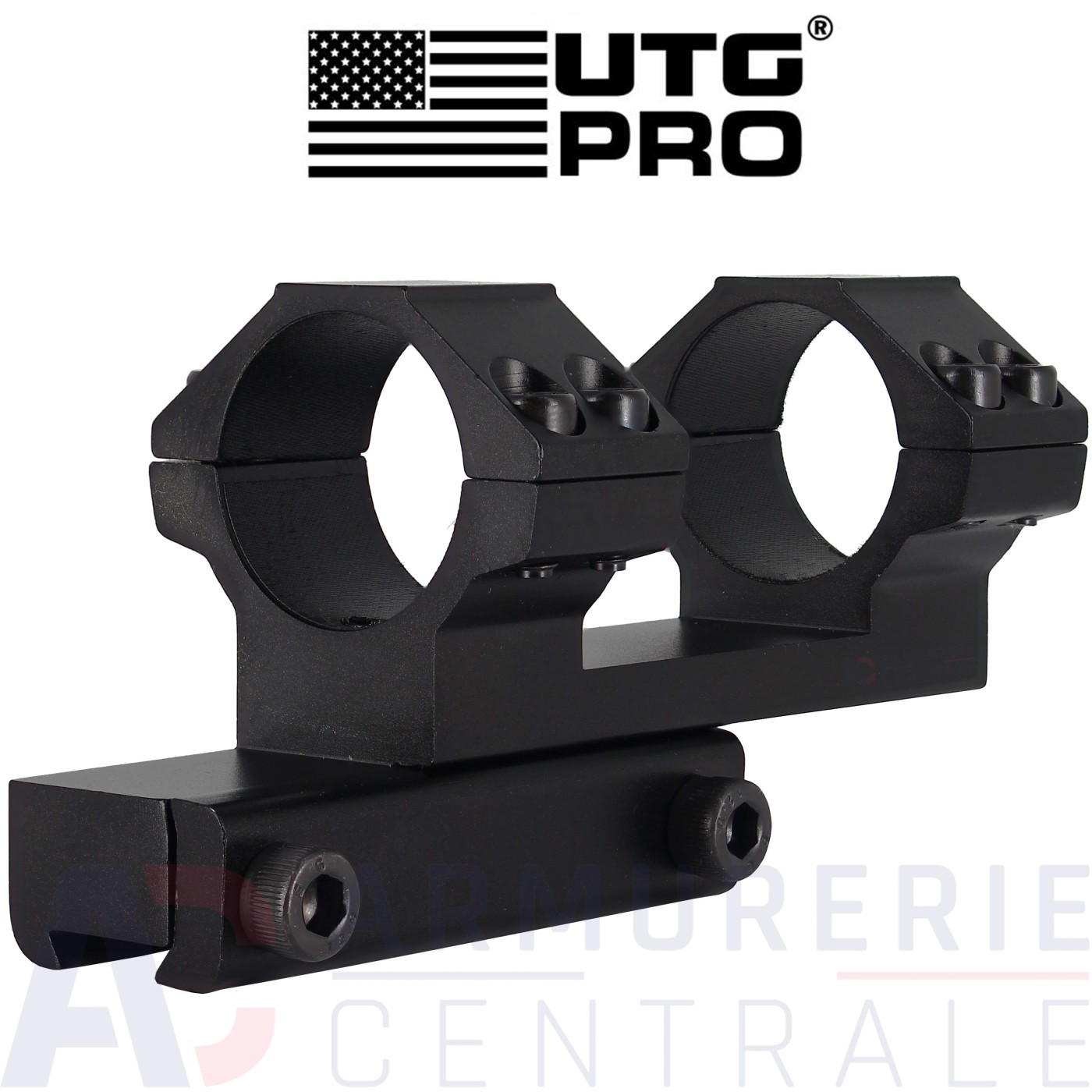 Montage monobloc déporté UTG Ø1" rail 9-11mm (Ø25.4 mm) Montage monobloc déporté UTG Ø1" rail 9-11mm (Ø25.4 mm)