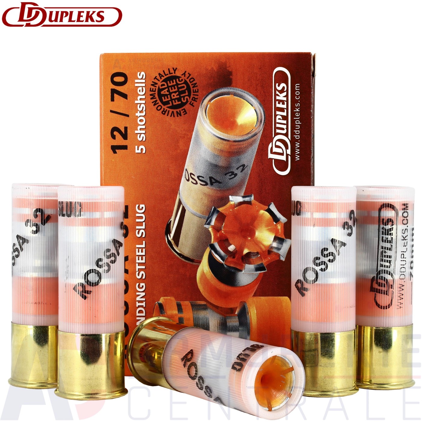 5 cartouches DDupleks Rossa 32 cal .12/70