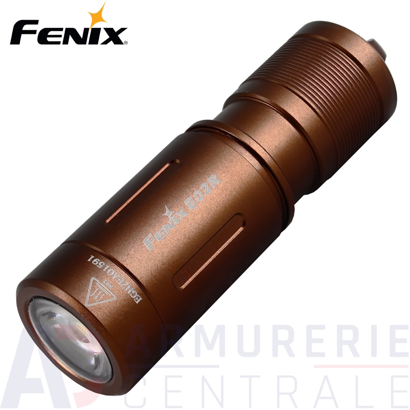 Mini lampe Fenix Marron E02R  (200 lumens)