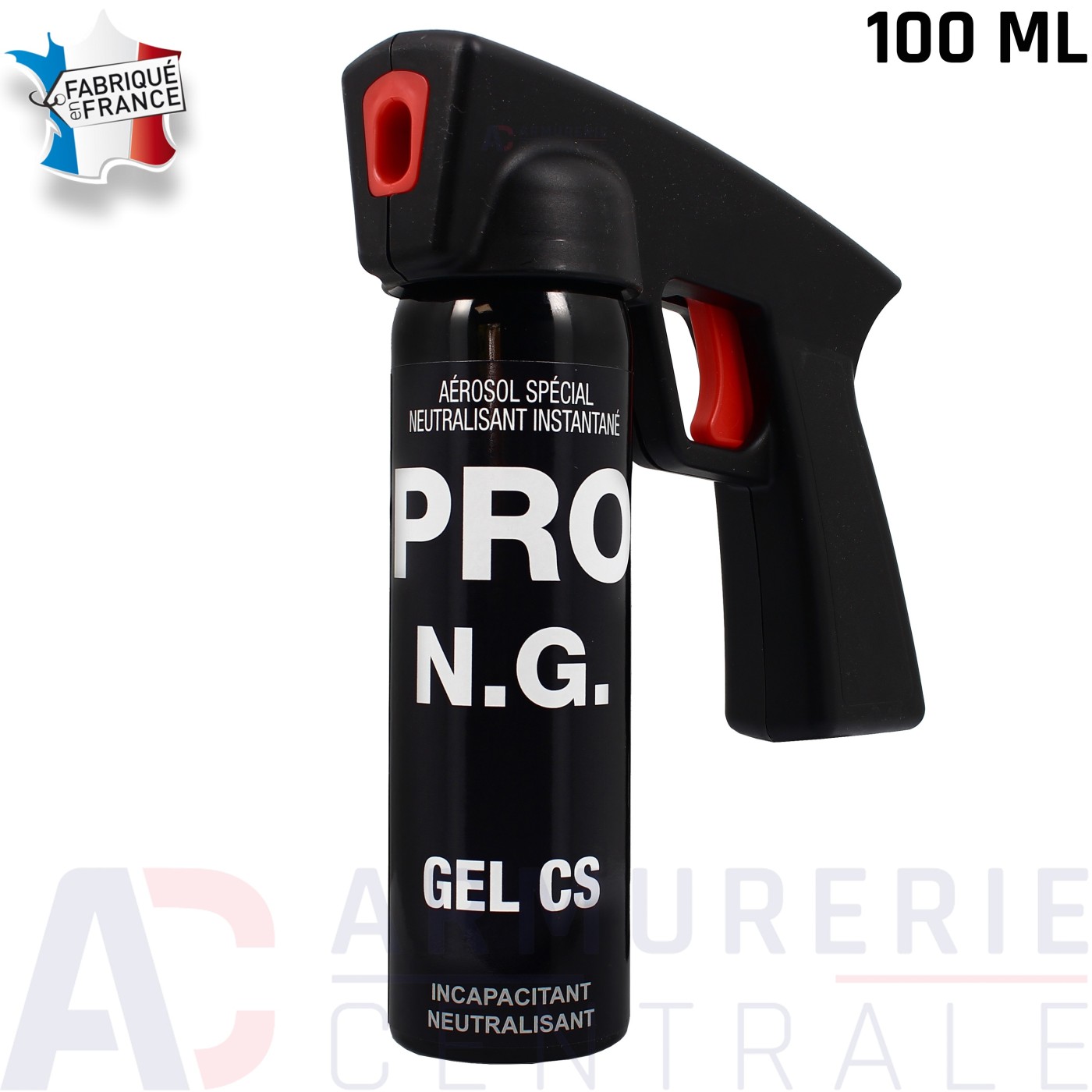 Aérosol Pro-NG Gel CS poignée extincteur 100 ml Aérosol Pro-NG Gel CS poignée extincteur 100 ml